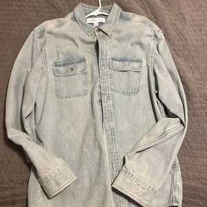 Men’s denim button up, xl